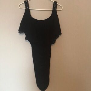 As U Wish Cold Shoulder Dress